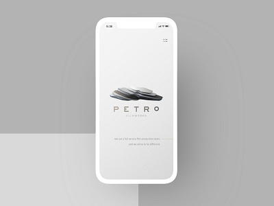 Petro Filmworks Mobile Design app brand identity graphic design logo logo design sketch typography ui ux web
