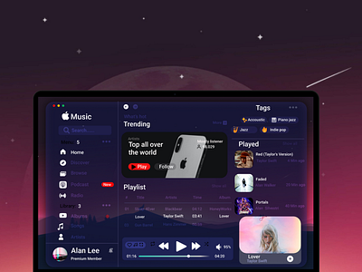 Apple Music concept