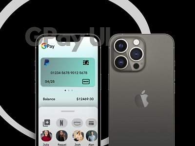 Gpay app UI