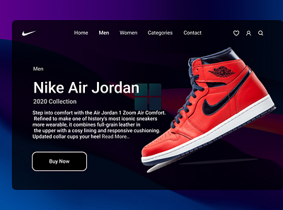 Nike Transparent app UI for windows 11 3d animation app branding design graphic design icon illustration logo mall motion graphics nike shoes shoppingapp sneakers typography ui ux vector