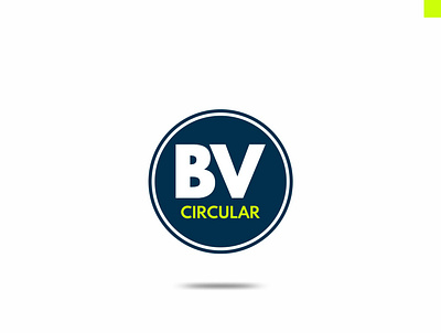 BV CIRCULAR LOGO DESIGN design icon logo