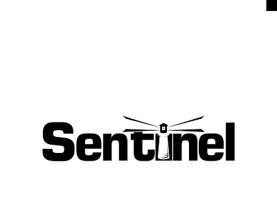 Old Sentinel Logo Design Concept design icon logo typography