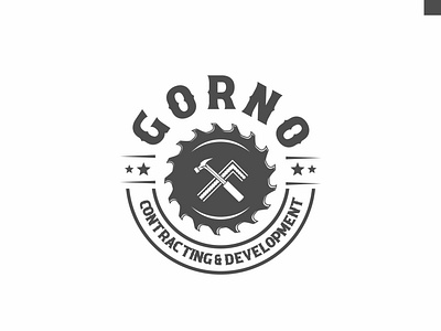 Gorno contracting logo design