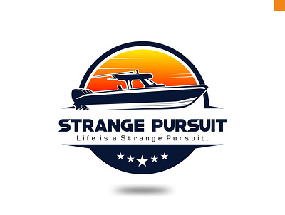 strange pursuit logo design design icon illustration logo
