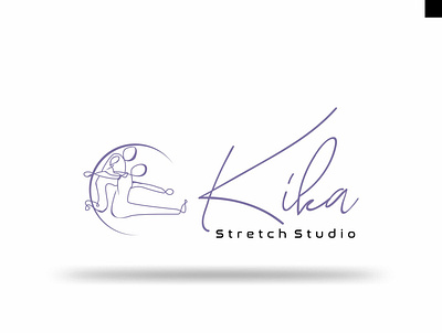 Kika Stretch Studio Logo Concept design icon illustration logo typography