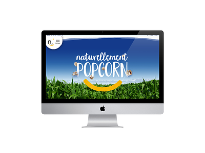nataïs' website - popcorn.fr nature popcorn smile webdesign