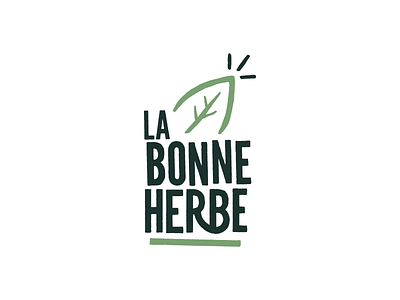 'La bonne herbe' Logotype