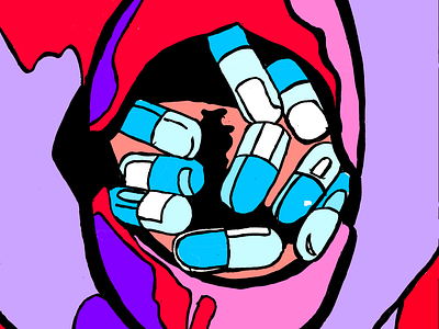 OVERDOSE drawing graphic design illustration