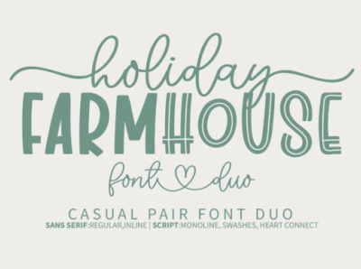 Holiday Farmhouse Font