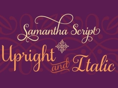 Samantha Family Font design fontdesign fonts handmade illustration logo newfont tranding typography ui