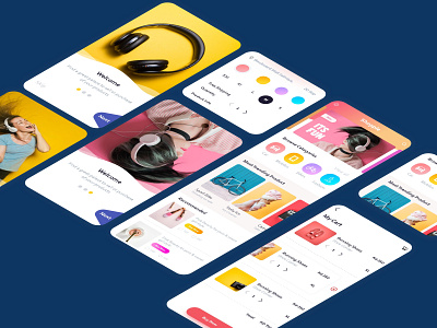 E commerce App branding design graphic design illustration logo webdesign