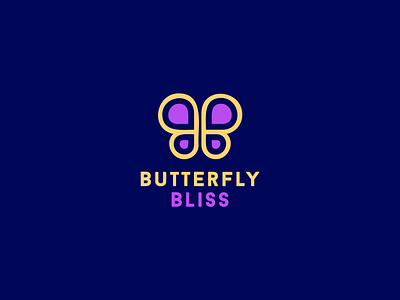 Butterfly Bliss branding butterflybliss dailyart design graphic design icondesign illustration logo typography