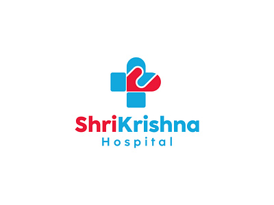 ShriKrishna Hospital branding design graphic design illustration logo typography vector