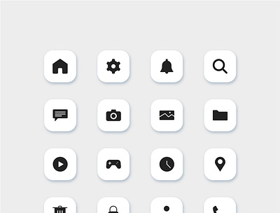 App & Web Icon Set (fill) custom icons design flat icons graphic design icon design icon set icons illustration iocn minimal icons