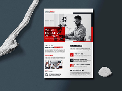 Creative Flyer Design brochure business flyer creative flyer design flyer flyer design graphic design minimal flyer print ad