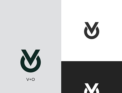 Monogram LOGO (V+O) branding design graphic design logo logo design logos minimal monogram logo