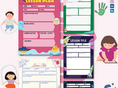 Lesson plan design | Lesson title | Lesson planner design design designforkids designing education graphic design lessonplan lessonplanner lessontitle subject