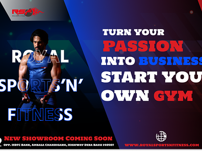 Gym Poster | Gym branding design graphic design gym banner gym poster4 logo presentation typography