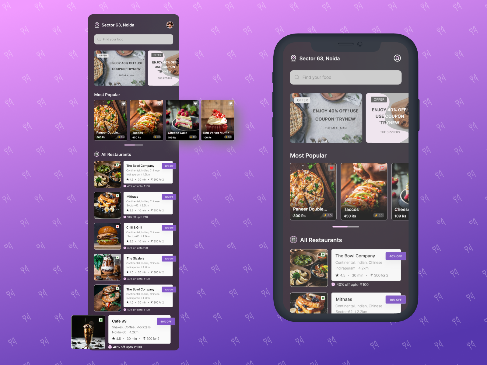 Food Ordering Application By Sonali Uttarwar On Dribbble