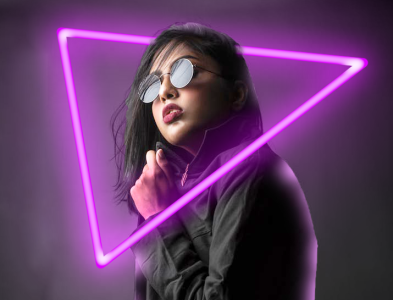 Neon Effect graphic design photo edit photo manipulation photoshop