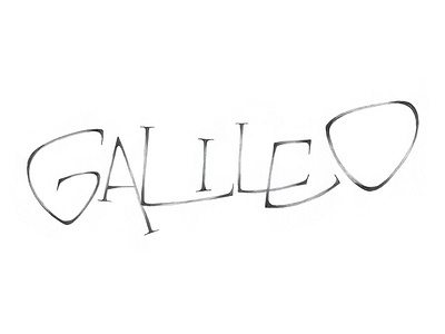 Galileo. calligraphy handmadefont lettering