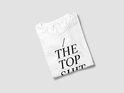 TheTtop Shit brand minimal tshirt