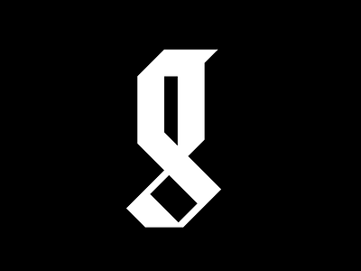 My initial. logo minimal type typography
