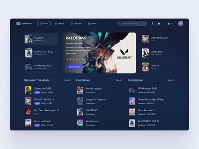 Epic Games Store designs, themes, templates and downloadable