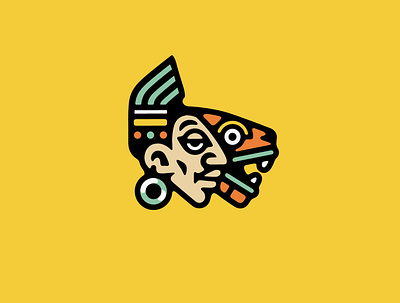 Maya/ Jaguar illustrator jaguar logo maya mexico prehispanic vector
