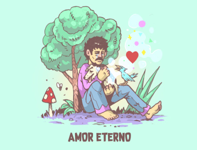 Amor eterno design graphic design illu illustration ilustrator logo mexico vector