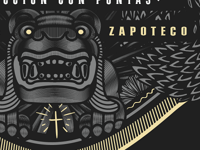 zapoteco agave culture ilustration ilustrator maldicion mexican mezcal vector zapoteco