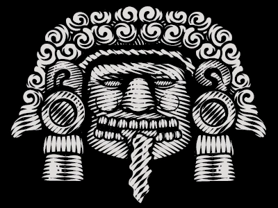 Tlaltecuhtli adobe azteca ilustration ilustrator mexico