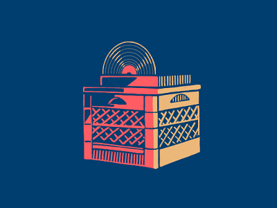 Music Box from Coachella box coachella illutration ilustrator music vector vinyl