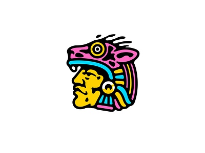 Azteca del Caribe azteca illustration jaguar logo mexica mexico vector