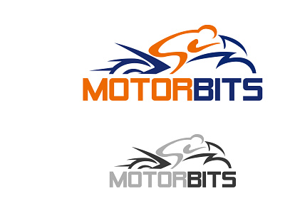 Motorcycle shop branding graphic design logo