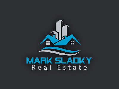 Real estate logo branding graphic design illustration logo