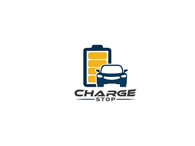 Electric car charge logo