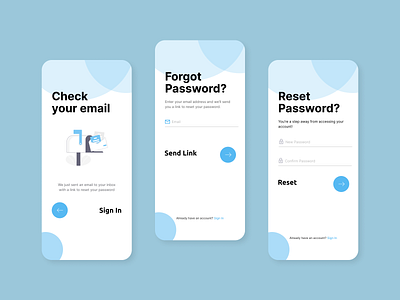 Forgot Password app design graphic design illustration minimal mobile ui