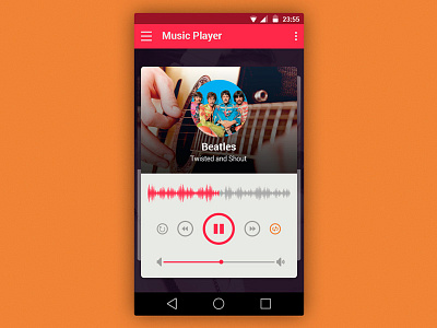 Daly UI #009 - Music Player