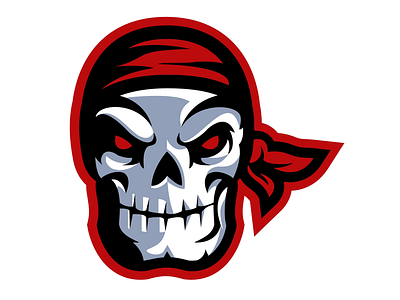 skull pirate angry athletics baseball esports logo mascot pirate pirates skull sport logo sports team