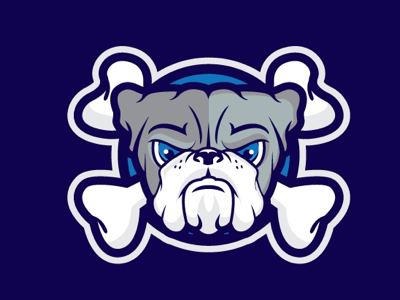 bulldog mascot bone bulldog drawing logo mascot power school sports team