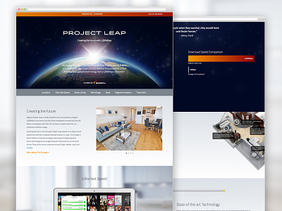 Project Leap responsive web design website
