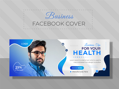 Medical Facebook Cover Template Design