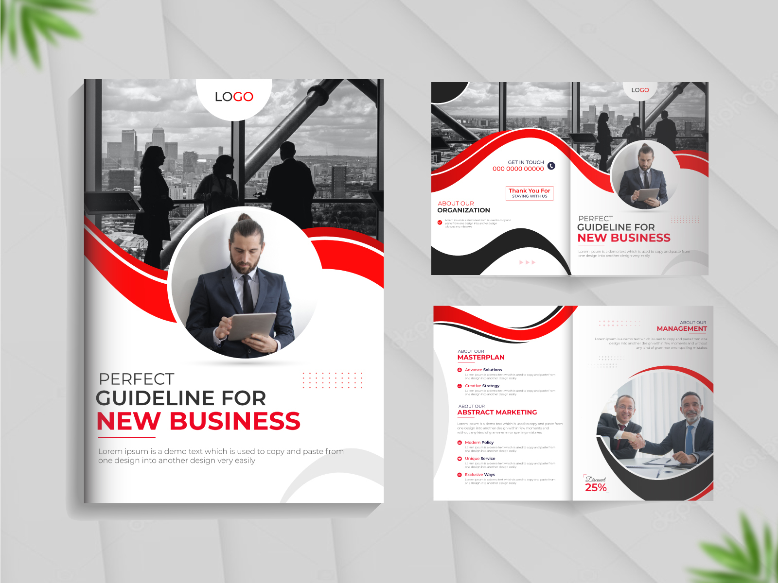 Brochure Template Design by MD. ALI HUSSEN on Dribbble