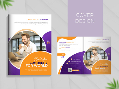 Company Profile Brochure Design branding online conference