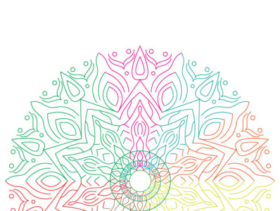 Mandala design graphic design illustration logo vector