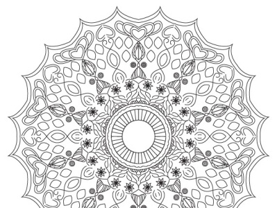 Mandala design graphic design illustration logo typography vector