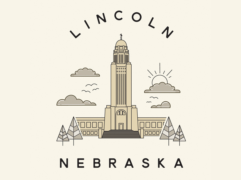 Lincoln Nebraska Capitol by Daniel Neuman on Dribbble