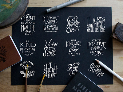 Hand Lettering Quotes composition hand drawn inspiration lettering quotes typography