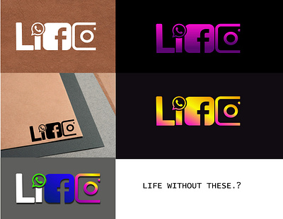 life logo app branding business company logo design graphic design icon illustration logo logo design ui ux vector